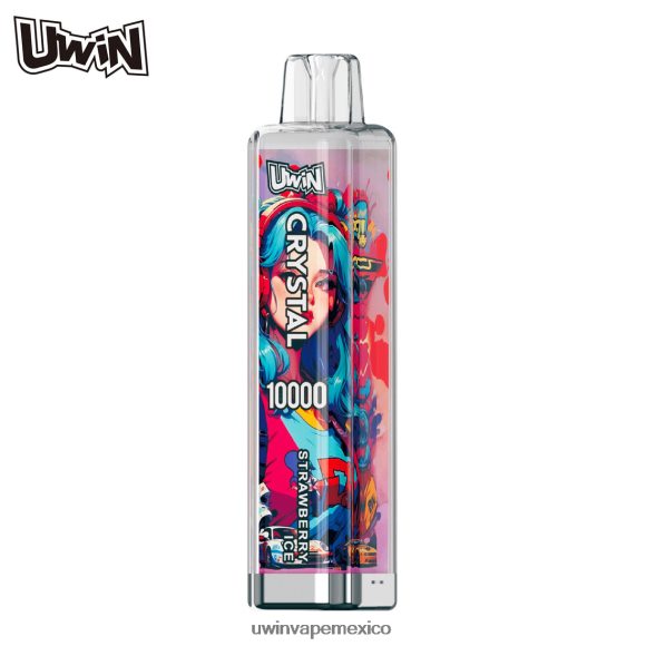 Uwin Vape Nicotina - UWIN CRYSTAL 10000 vaporizadores desechables hielo de fresa ZT804N9