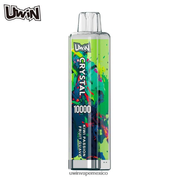 Uwin Vape Reseña - UWIN CRYSTAL 10000 vaporizadores desechables kiwi maracuyá guayaba ZT804N8